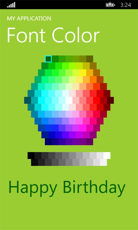 binding of foreground 